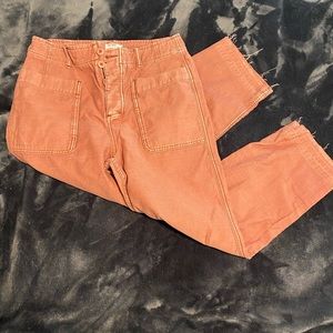 Free People cropped pants size 28